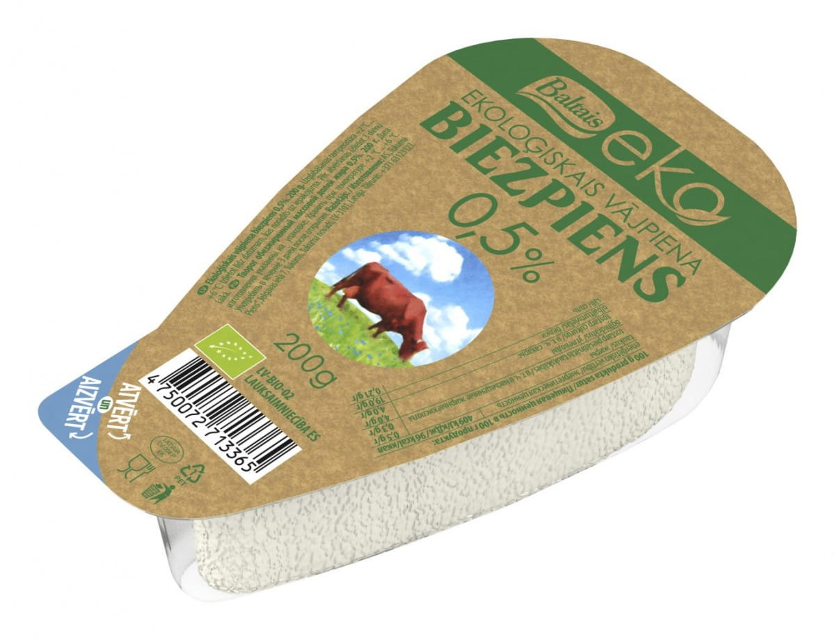 Fromage blanc maigre (0,5% de matière grasse) BIO 200 g - BALTAIS ECO