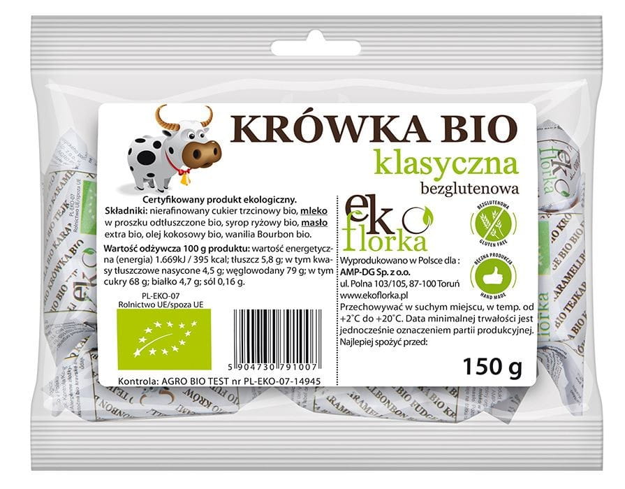 Fudges classiques sans gluten BIO 150 g - EKOFLORKA
