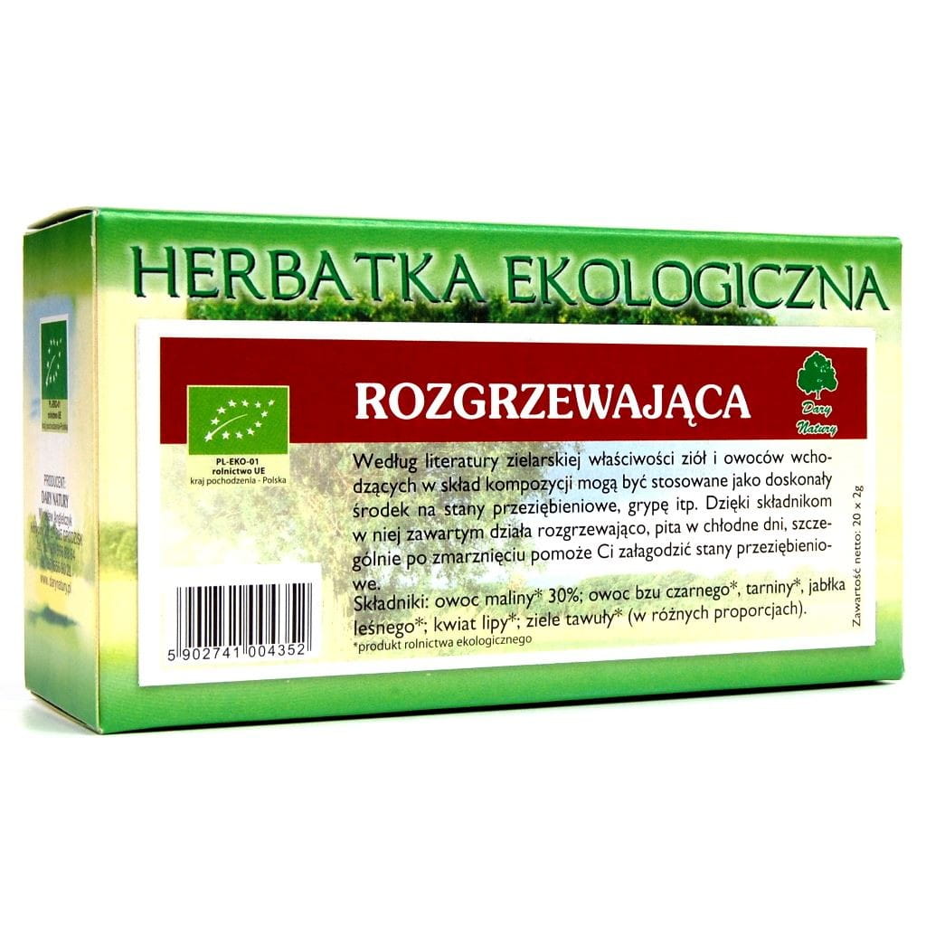 Thé chauffant BIO (20 x 2 g) - CADEAUX DE LA NATURE