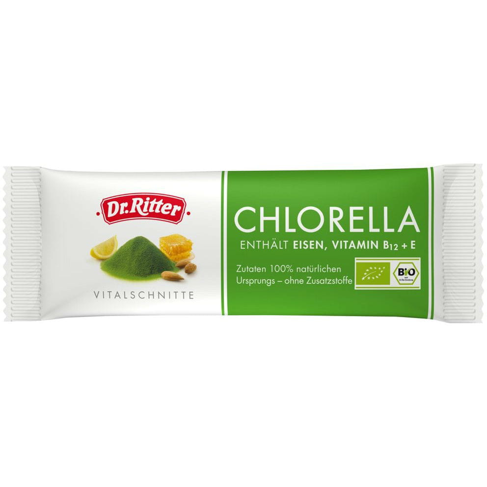 Barre énergétique Chlorelle BIO 40 g - DR. RITTER