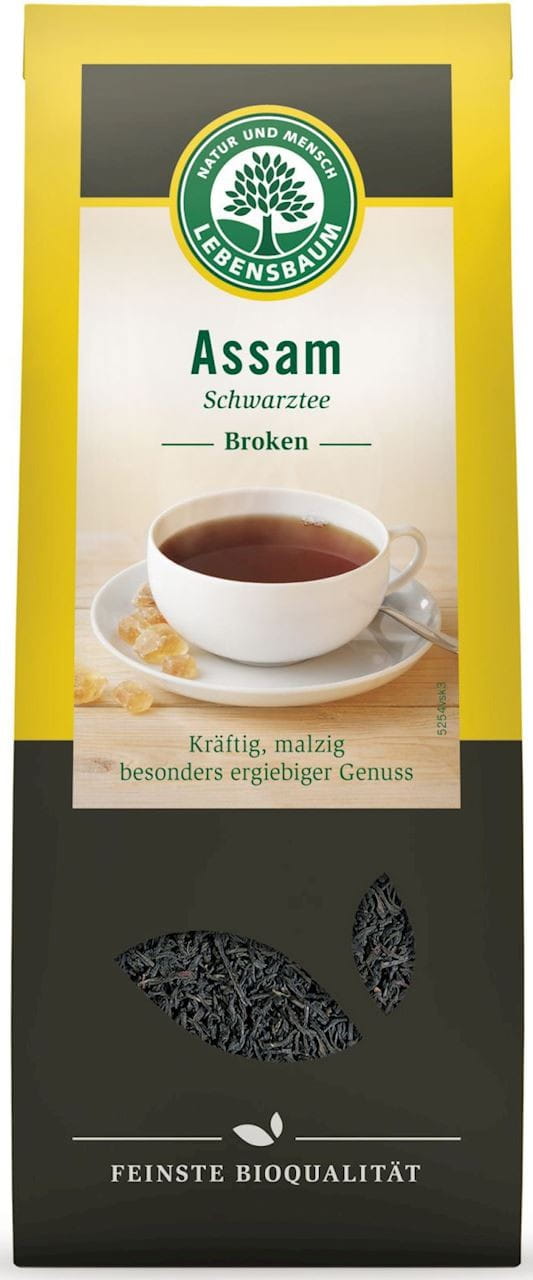 Thé noir assam en vrac BIO 100 g - LEBENSBAUM