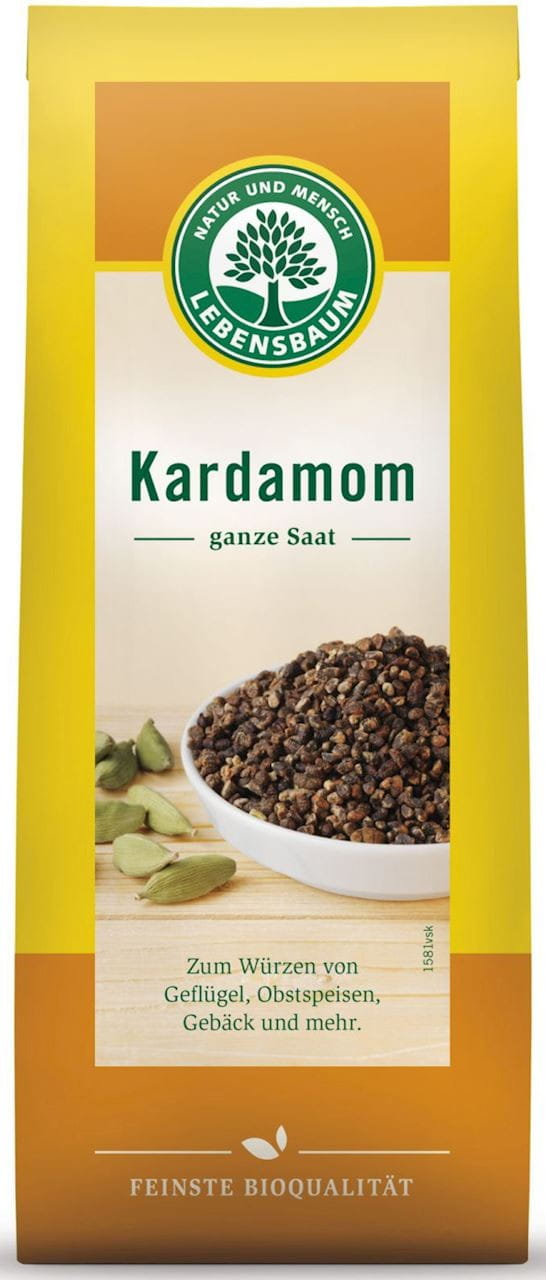 Cardamome complète BIO 50 g - LEBENSBAUM