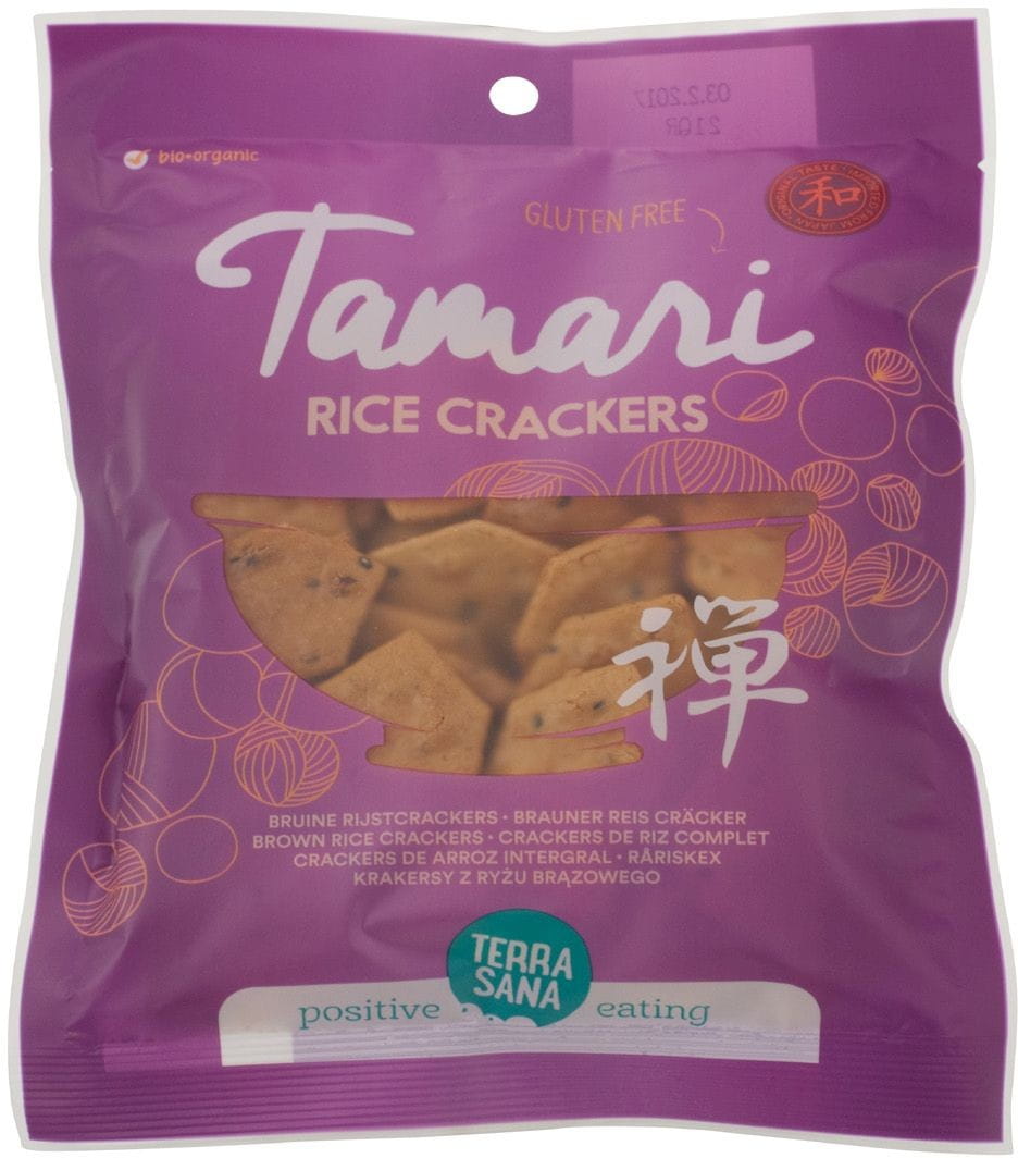 Craquelins de riz brun Tamari BIO 60 g - TERRASANA