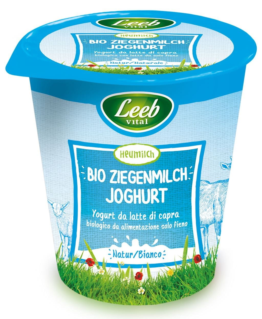 Yaourt nature chèvre BIO 125 g - LEEB VITAL