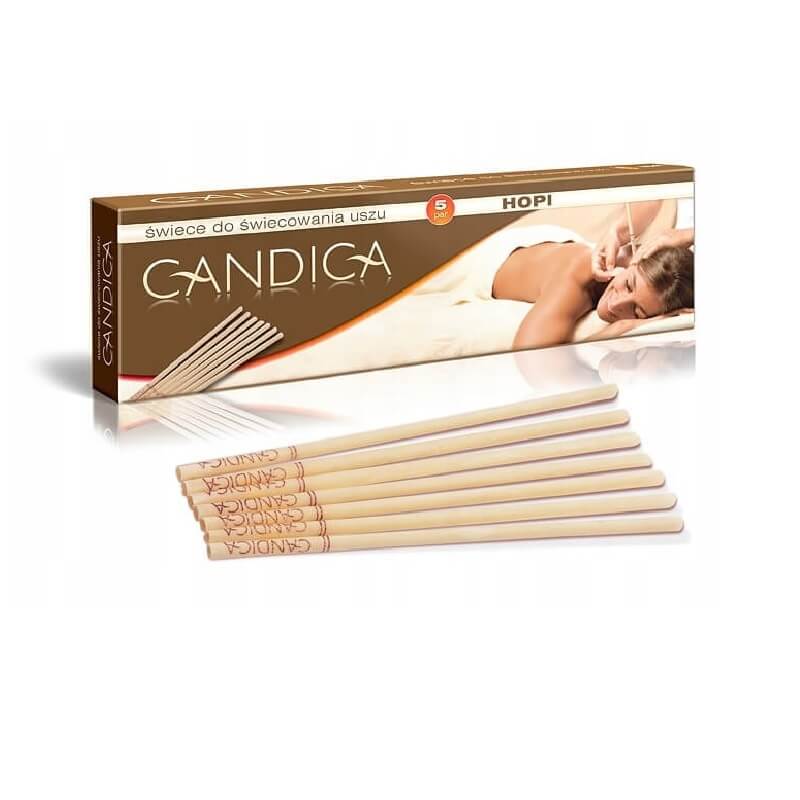 Bougies auriculaires Candica hopi 5 paires / paquet AURA HERBALS