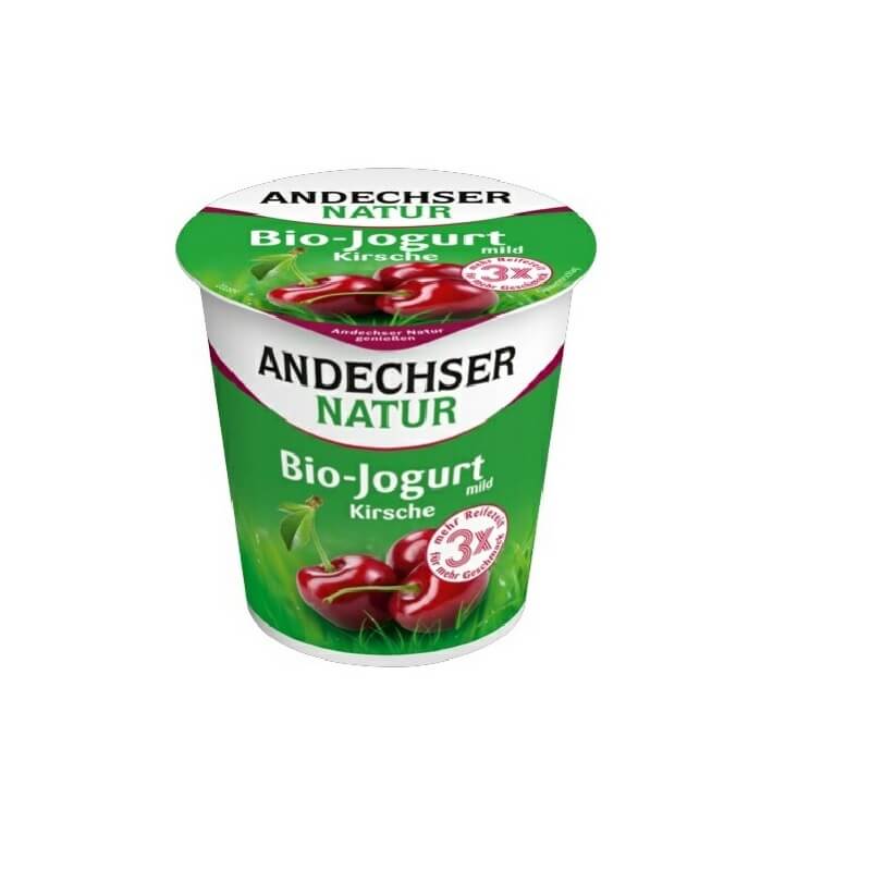 Yaourt cerise 37% BIO 150 g ANDECHSER NATUR