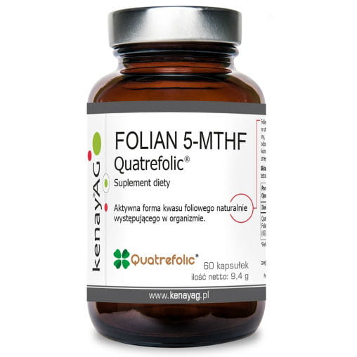 La forme active de l'acide folique folate quatrefolic 5 - mthf 60 gélules KENAY