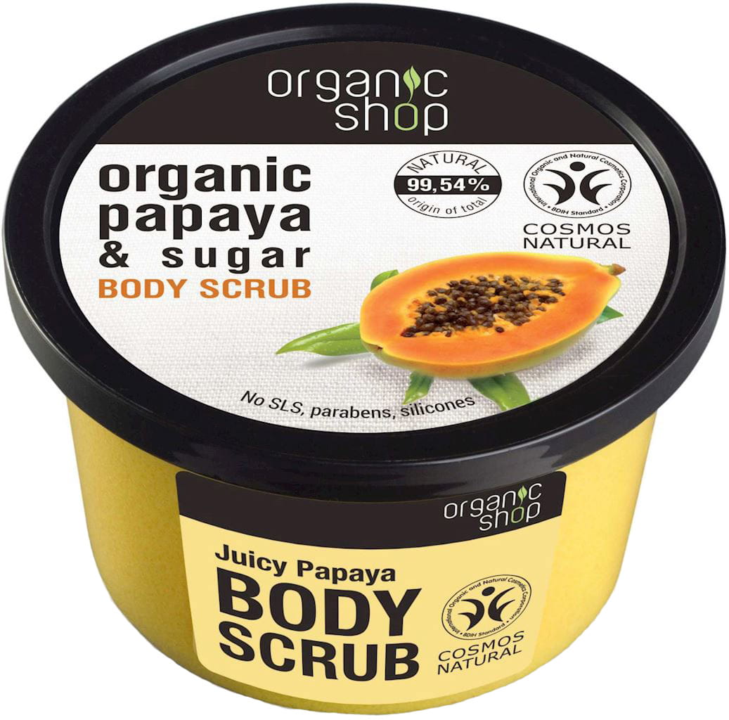 Gommage corporel à la papaye juteuse 250 ml - BOUTIQUE BIO