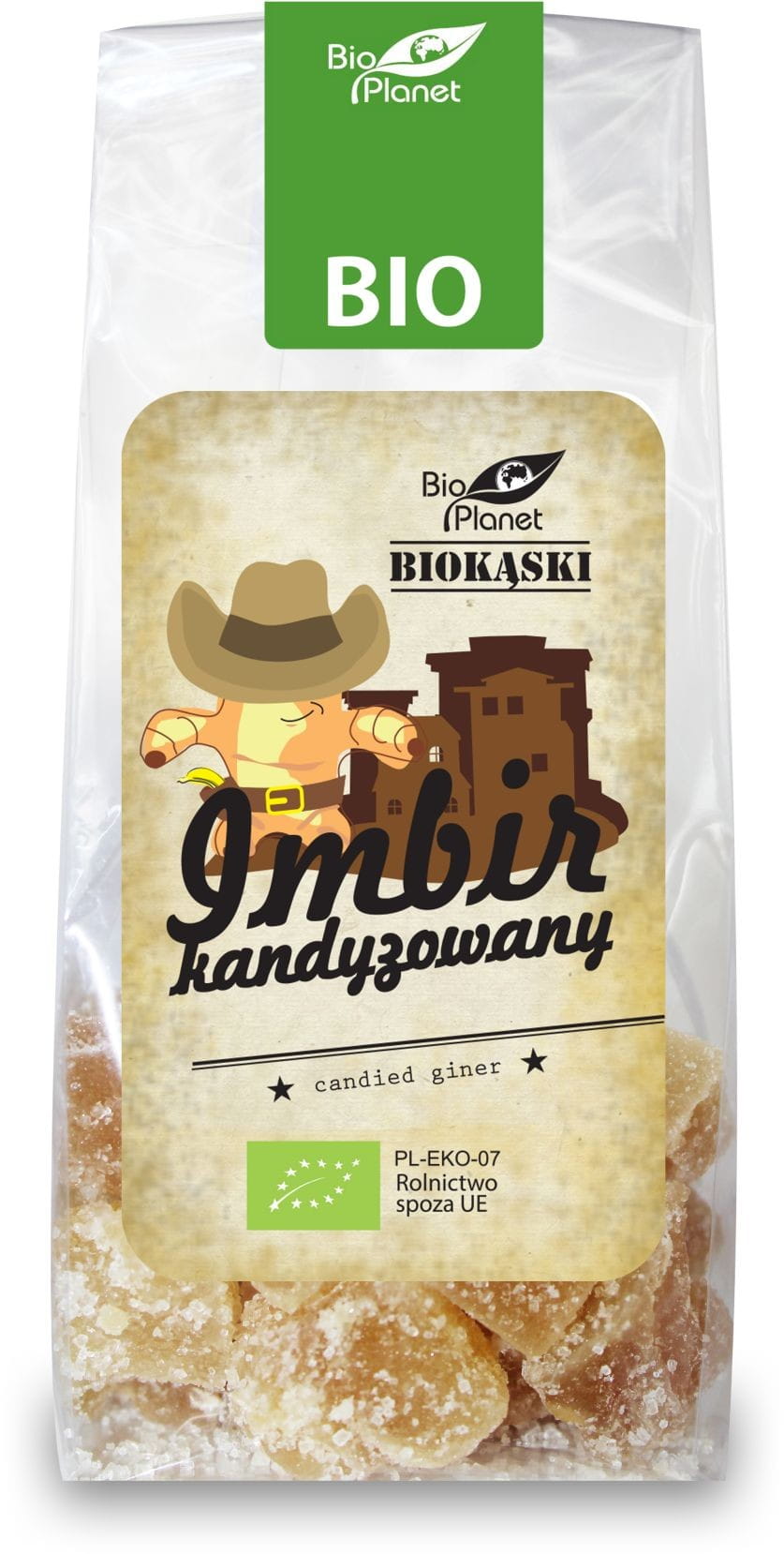 Gingembre confit BIO 100 g - BIO PLANET