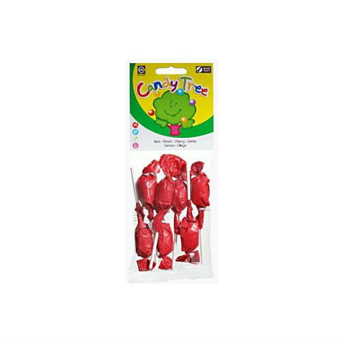 Sucettes rondes BIO sans gluten au goût de cerise (7 x 10 g) - CANDY TREE