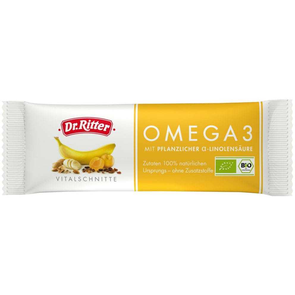 Barre énergétique OMEGA 3 BIO 40 g - DR. RITTER