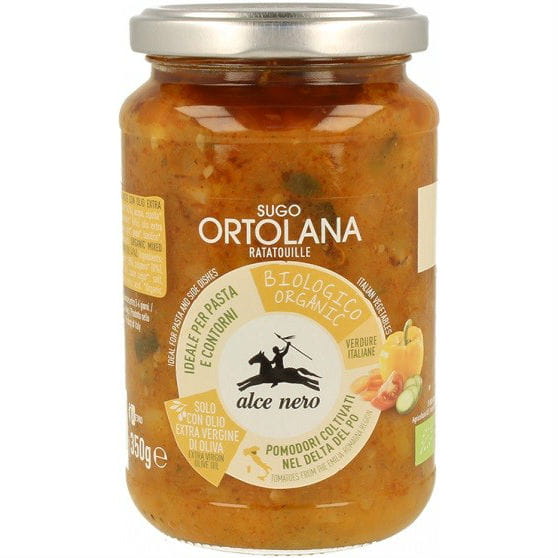 Sauce ratatouille de légumes BIO 350 g - ALCE NERO