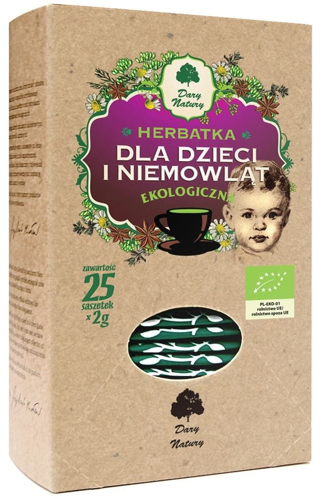 Tisane BIO pour enfants et bébés (25 x 2 g) - CADEAUX DE LA NATURE