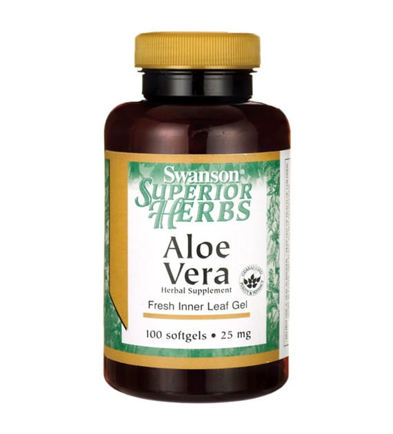 Aloe aloe vera 25mg 100 gélules de SWANSON