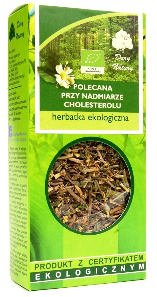 La tisane est recommandée en cas d'excès de cholestérol BIO 50 g - CADEAUX DE LA NATURE