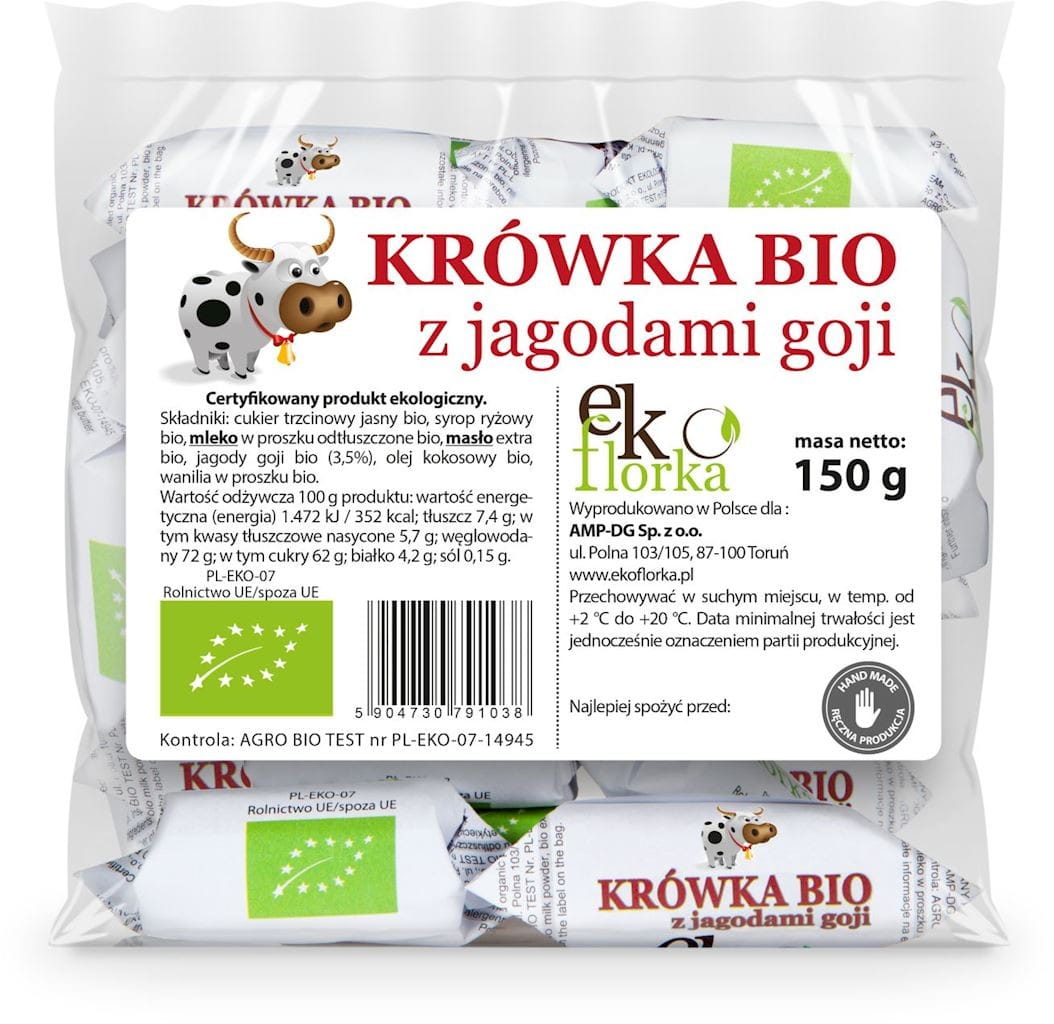 Fudges aux baies de goji BIO 150 g - EKOFLORKA