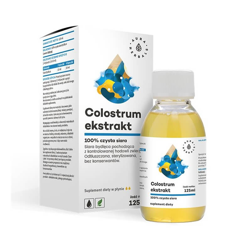 Extrait de colostrum 12 portions 125ml AURA HERBALS