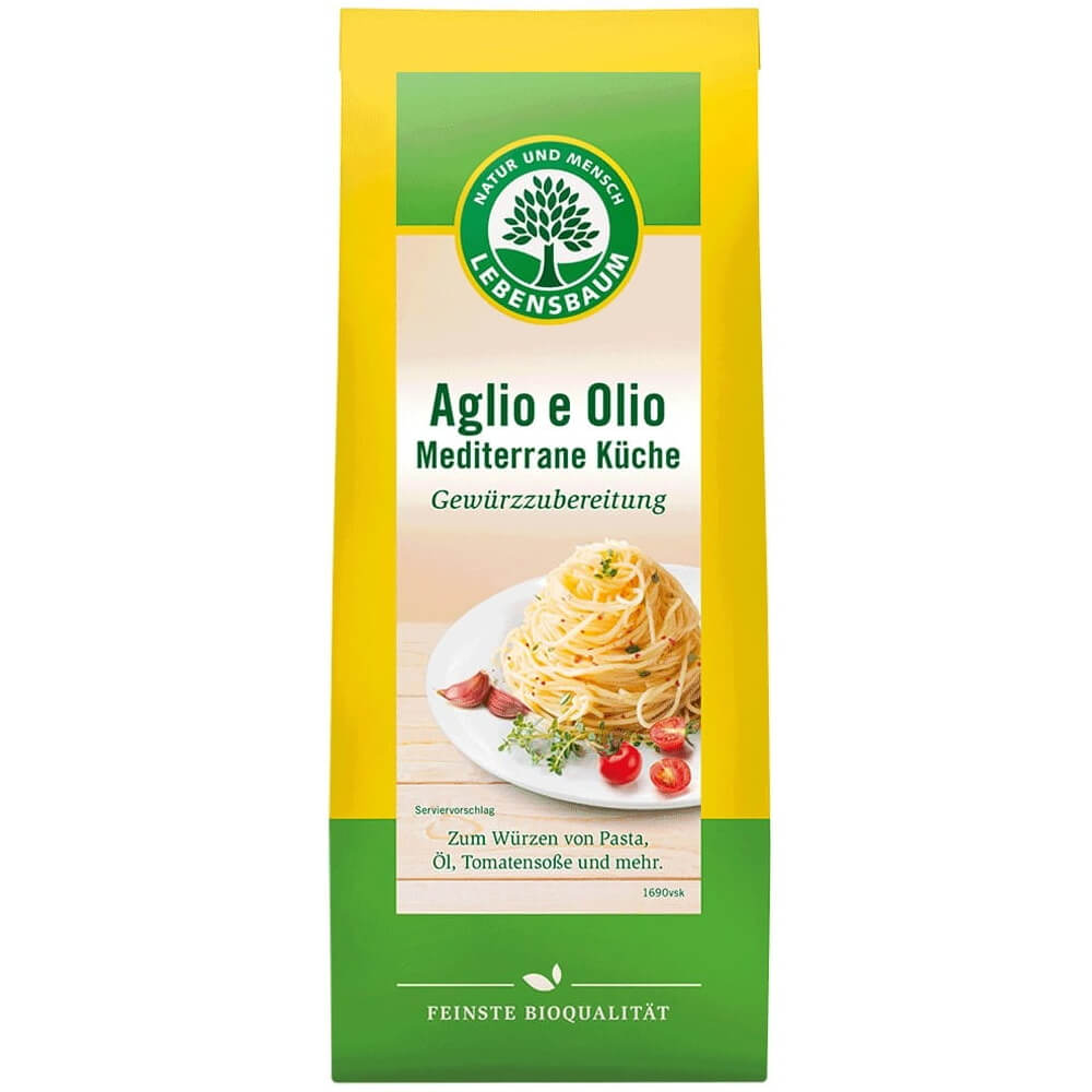 Assaisonnement BIO pour cuisine méditerranéenne 40 g - LEBENSBAUM