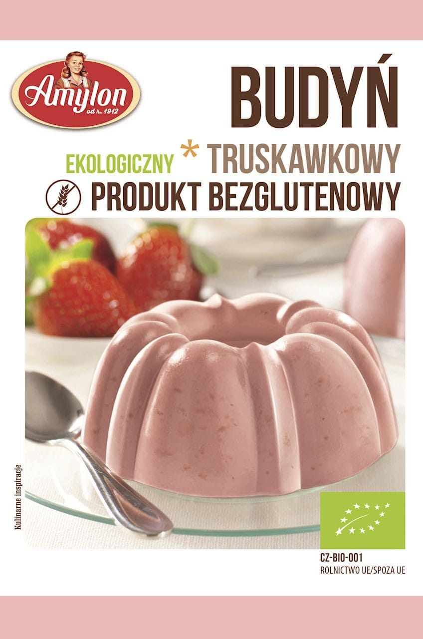 Pudding aux fraises (sans gluten) BIO 40g - AMYLON