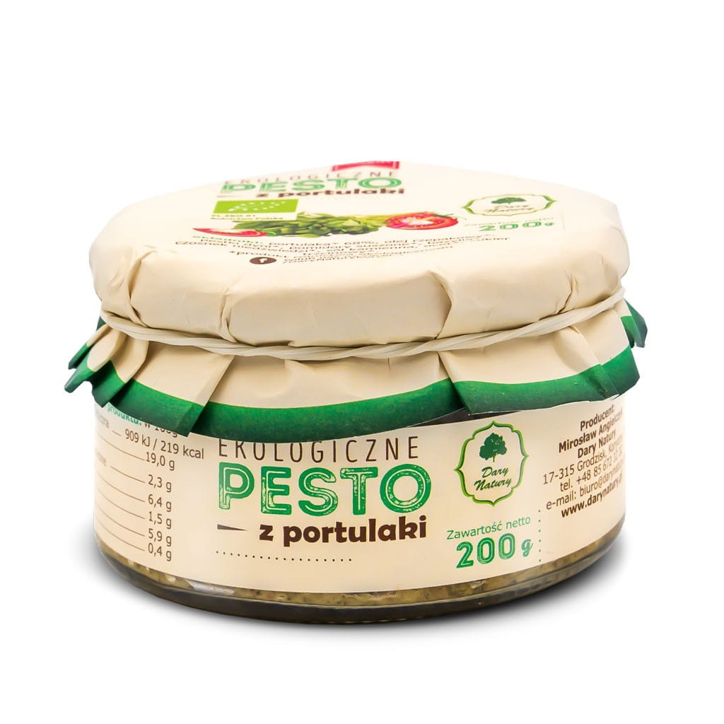Pesto au pourpier BIO 200 g - CADEAUX DE LA NATURE