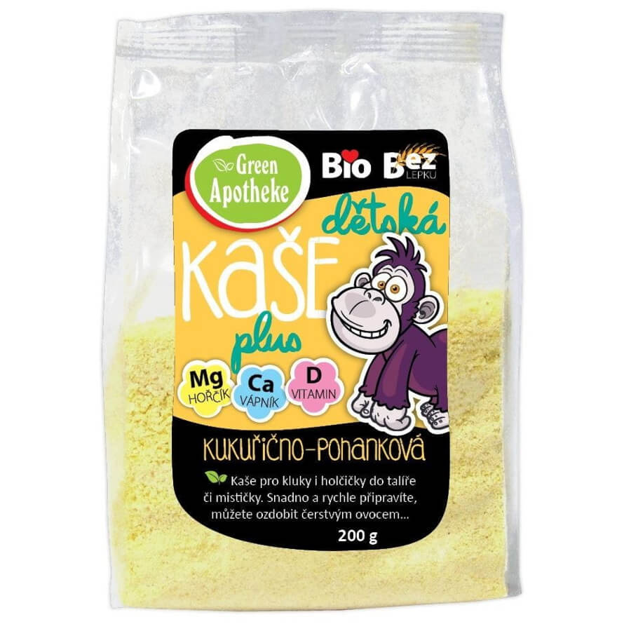 Bouillie de maïs - sarrasin instantané BIO 200 g - APOTHEKE