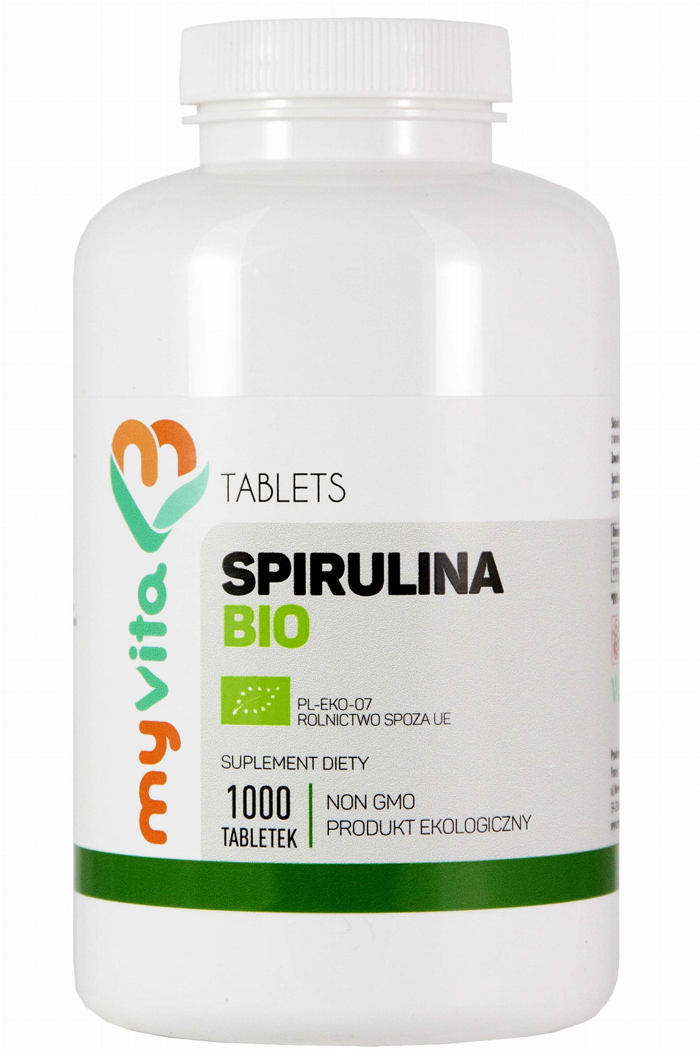 Spiruline BIO 250mg 1000 comprimés MYVITA