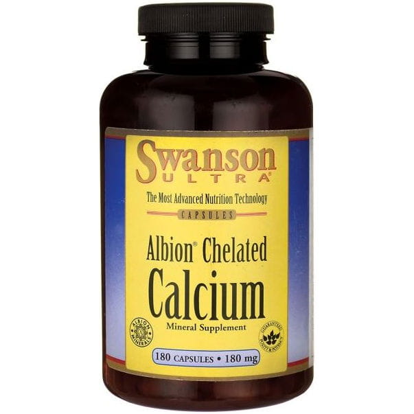 Calcium magnésium chélate albion calcium chélaté & magnésium 60 gélules SWANSON