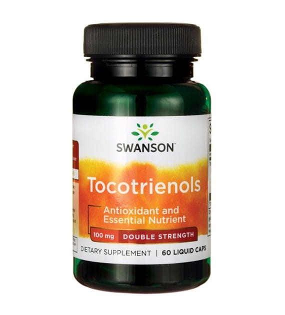 Tocotriénols FORTE deltagold vitamine E 100mg tocotriénols delta et gamma de rocou 60 gélules SWANSON
