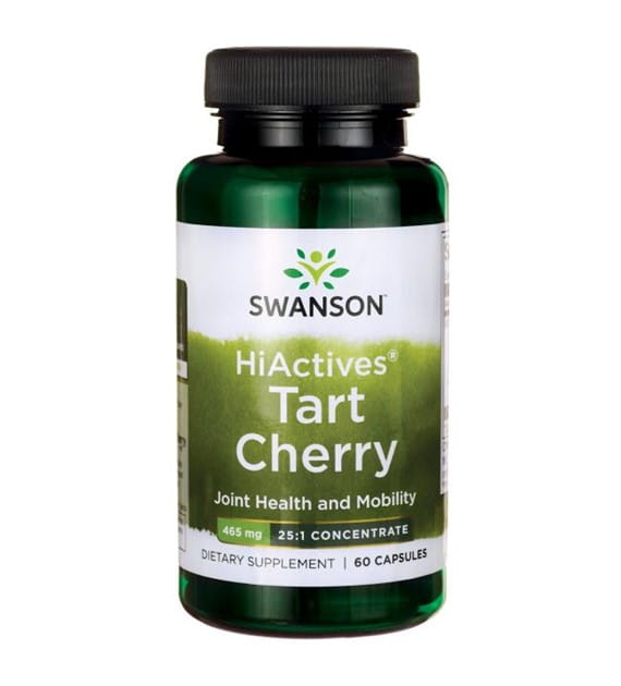 Extrait de fruit de cerise hiactives extrait de cerise acidulée 465mg 60 gélules de SWANSON