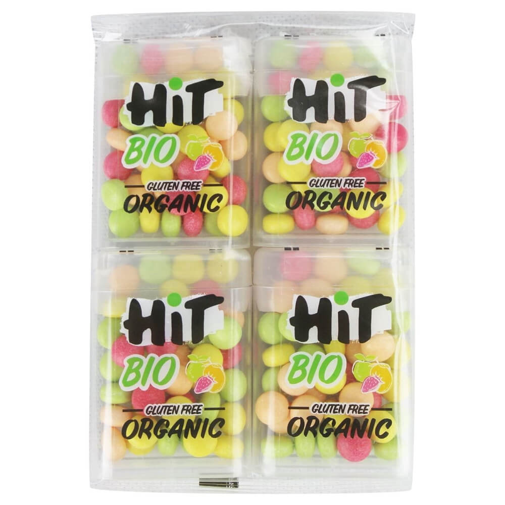 Dragées aux fruits sans gluten BIO 4 x 15 g - HIT