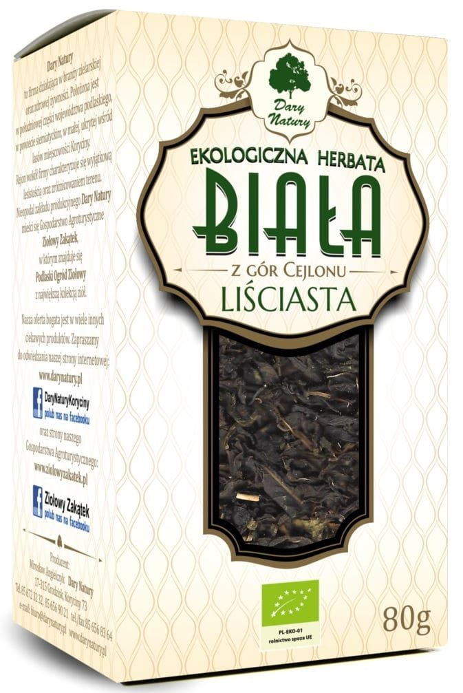 Thé blanc en feuilles BIO 80 g - CADEAUX DE LA NATURE