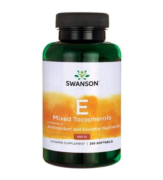 Vitamine E 400 et mélange de tocophérols, vitamine E tocophérols mixtes 250 gélules de SWANSON