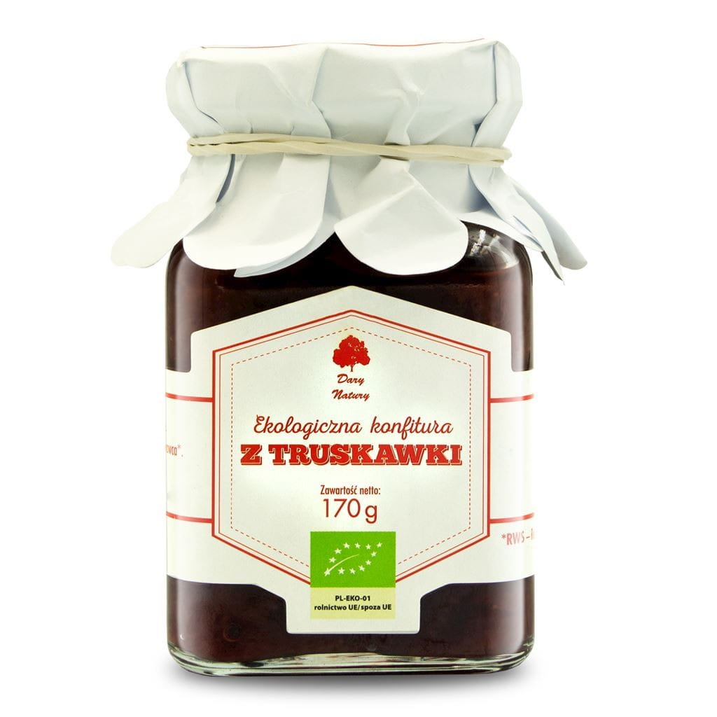 Confiture de fraise BIO 170 g - CADEAUX DE LA NATURE