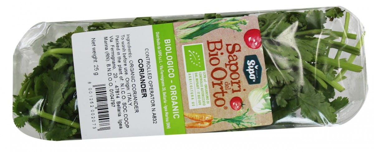 Coriandre fraîche bio (environ 25 g)