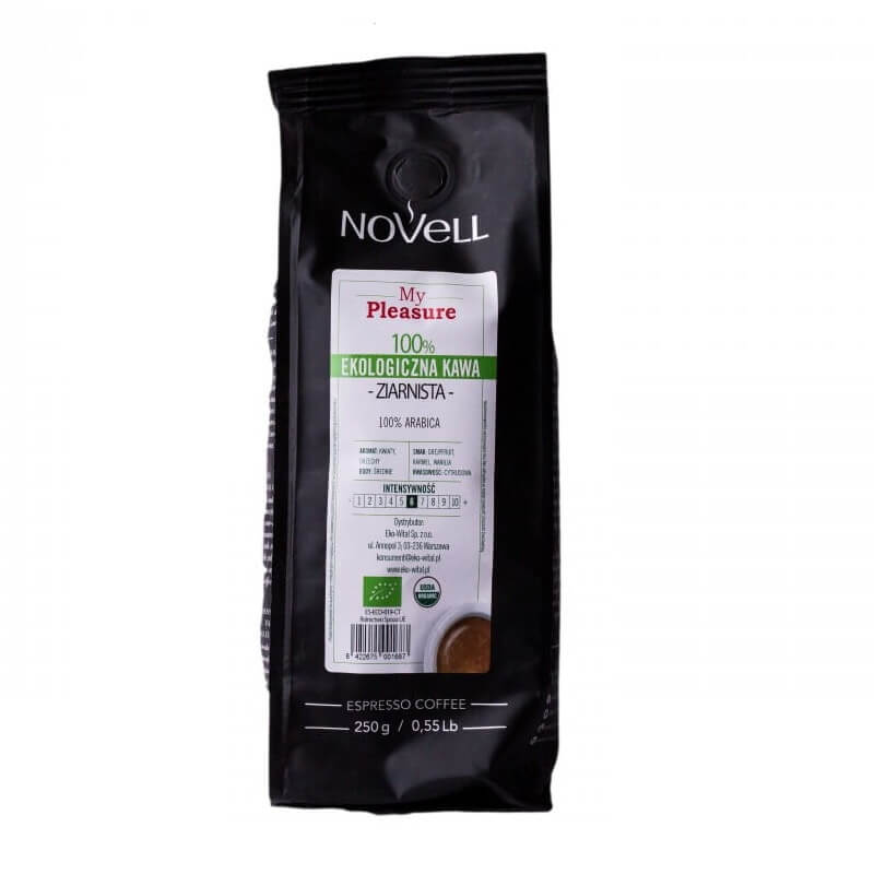 Café en grains Mon plaisir BIO 250 g CAFES NOVELL