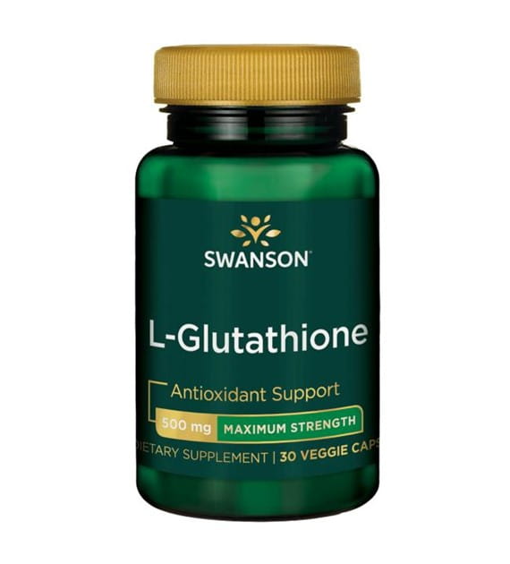 L-glutathion réduit L-glutathion setria 500mg 30 gélules de SWANSON