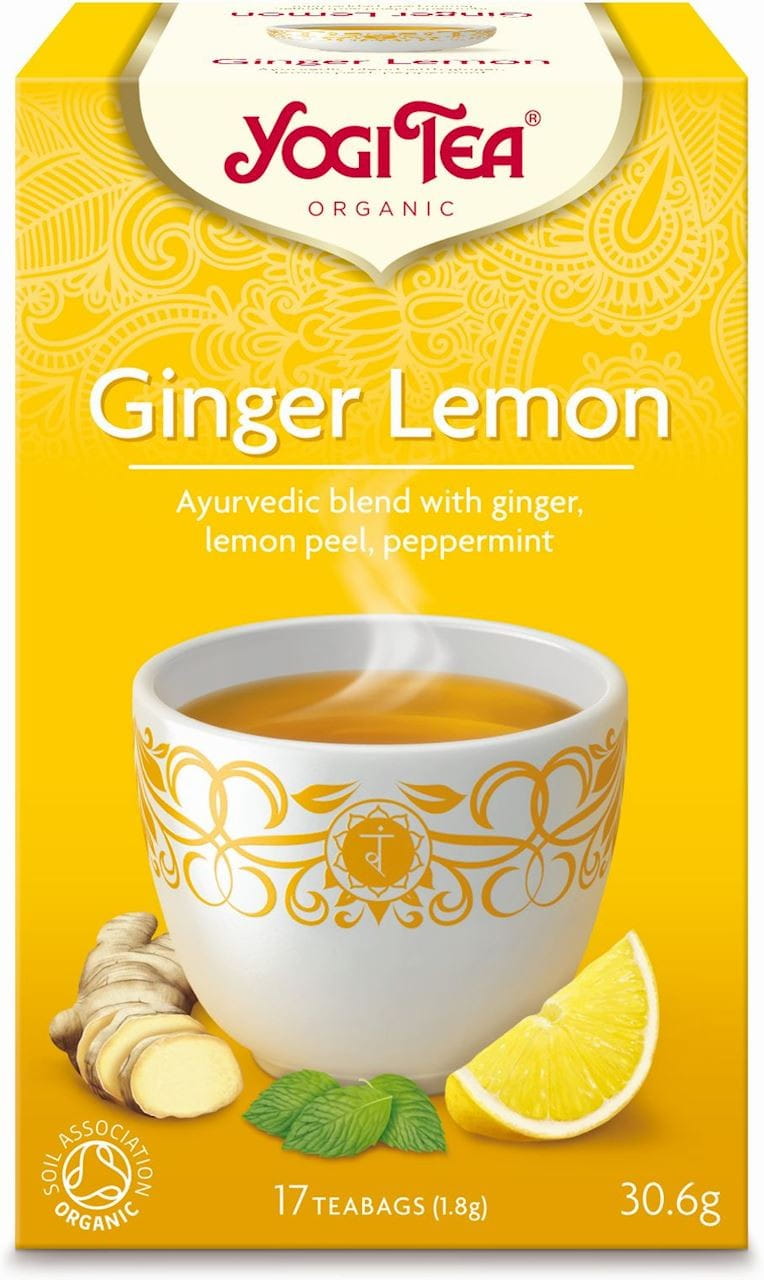 Thé gingembre et citron (gingembre citron) BIO (17 x 18 g) 306 g - YOGI TEA