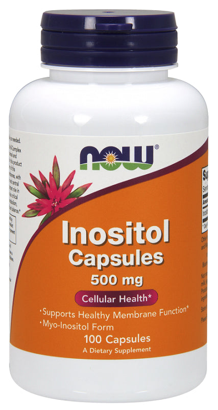 Inositol capsules d'inositol 500mg 100 capsules NOW FOODS