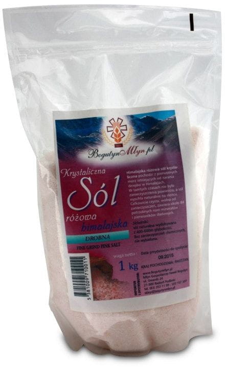 Sel rose de l'Himalaya fin 1 kg - BOGUTIN