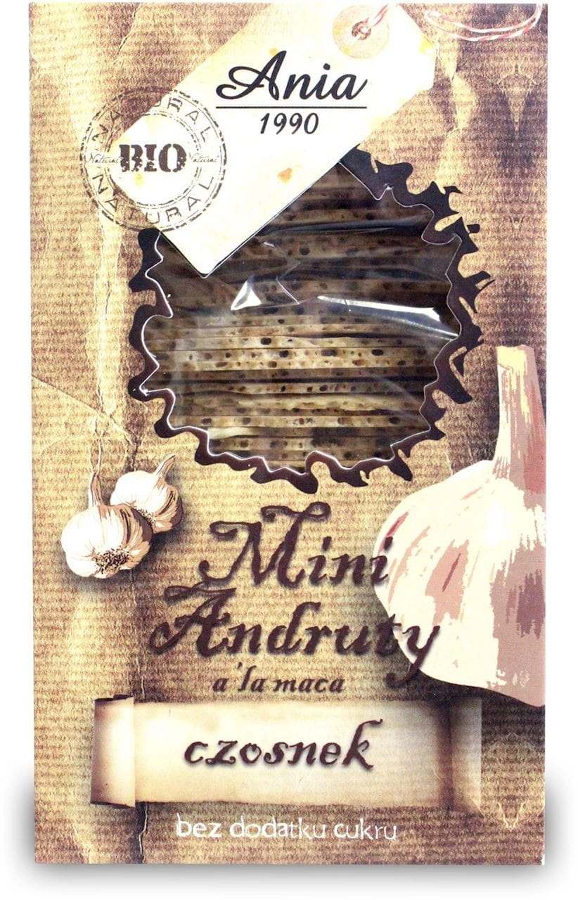 Gaufrettes à l'ail sans sucre ajouté BIO 180 g - BIO ANIA