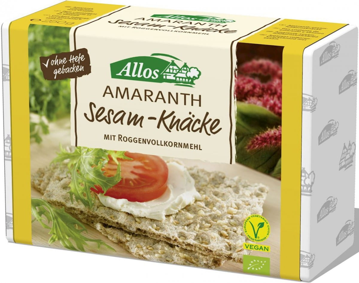 Pain croustillant Amarante au sésame BIO 250 g - ALLOS