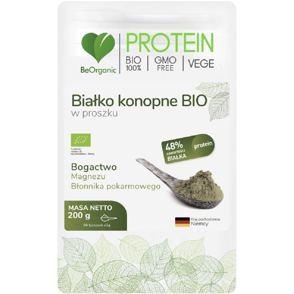 Poudre de protéine de chanvre BIO, 66 portions de 200g beorganic MEDICALINE