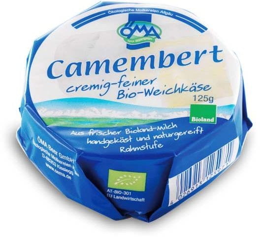 Camembert BIO 125 g - OMA