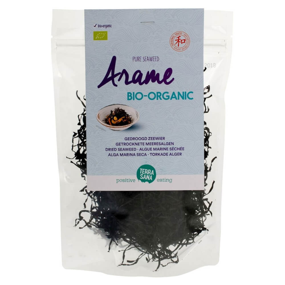 Algues marines séchées - arame BIO 50 g - TERRASANA