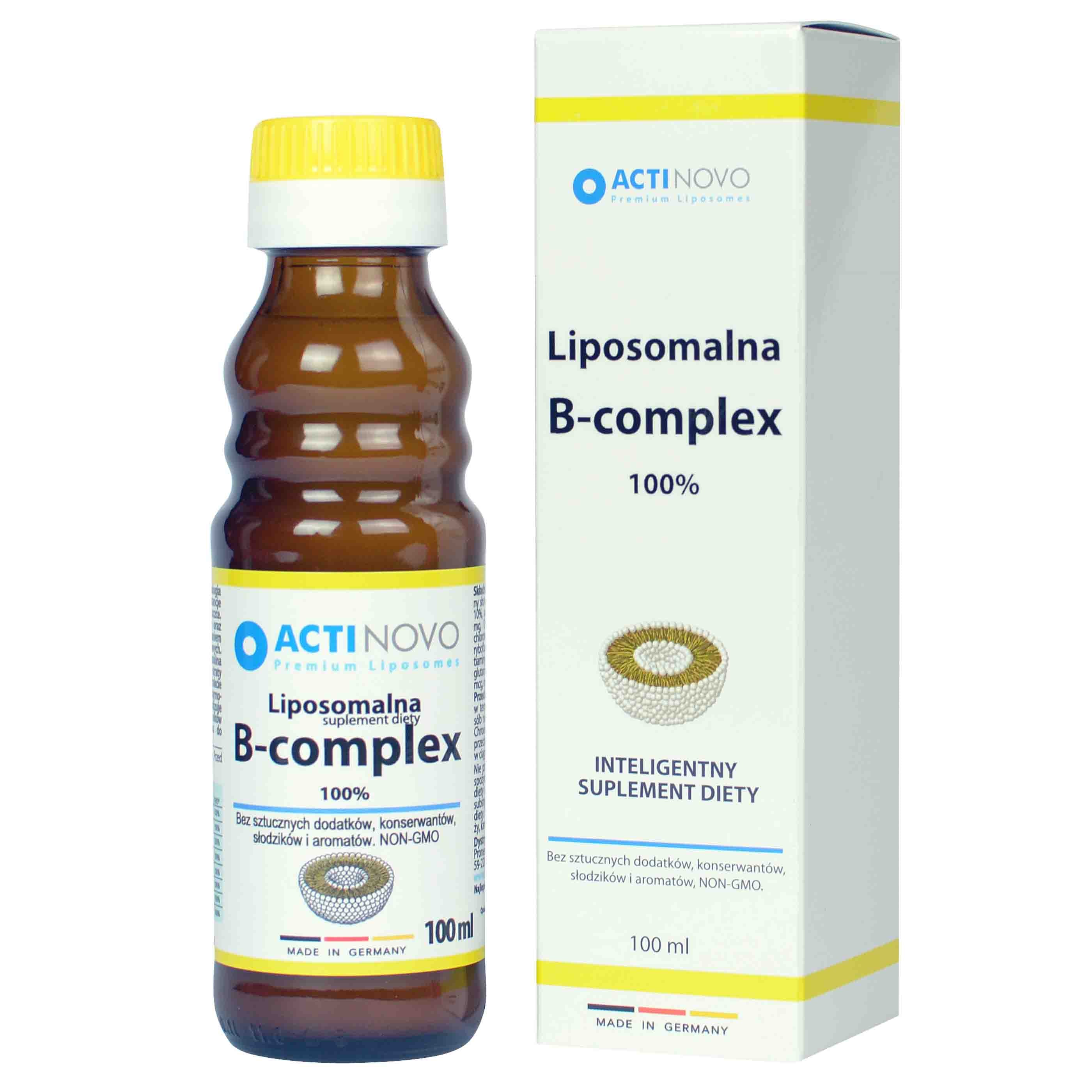 Vitamine B liposomale - COMPLEXE 100% 20 portions 100ml - ACTINOVO