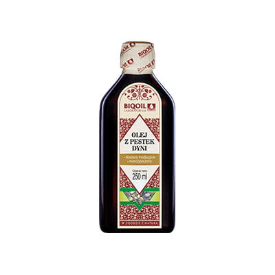 Huile de pépins de courge pressée traditionnellement 250ml BIOOIL