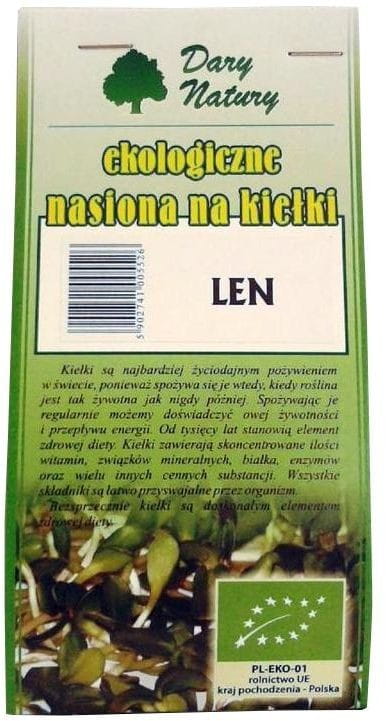 Graines de lin BIO à germer 30 g - CADEAUX DE LA NATURE