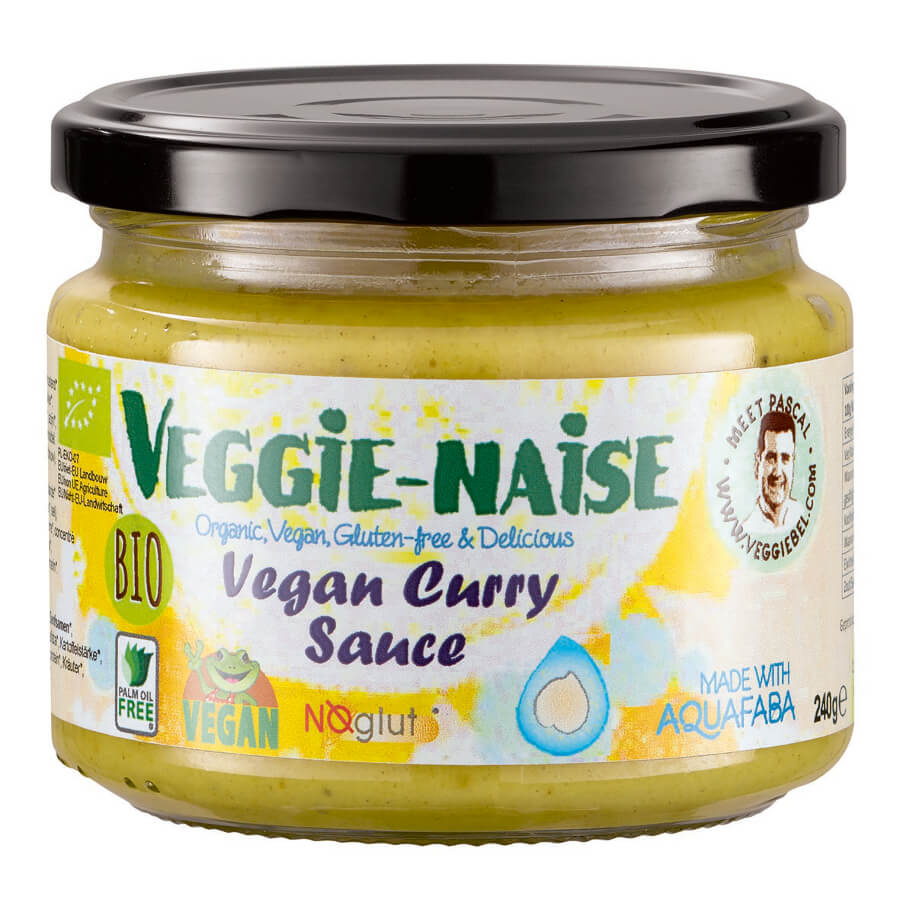 Sauce mayonnaise vegan au curry BIO 240 g - VEGGIE NAISE