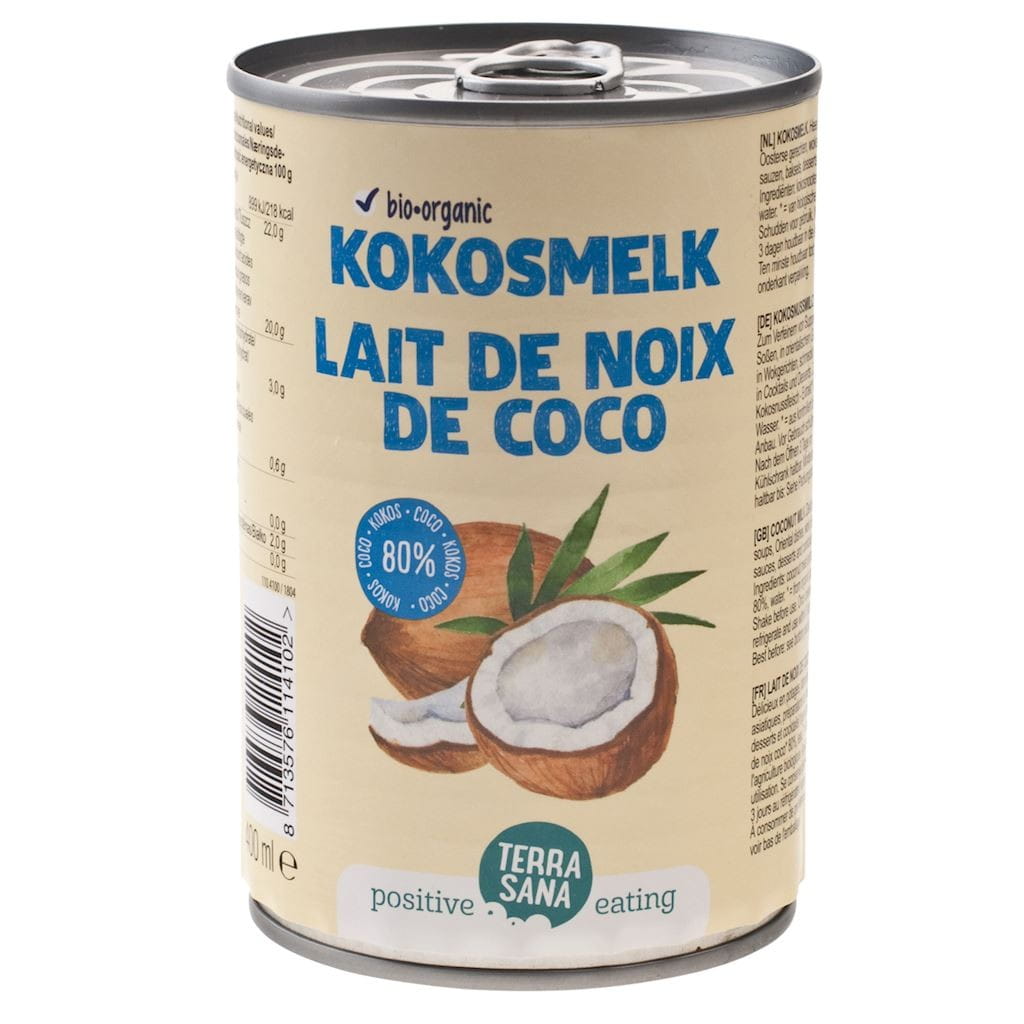 Boisson à la noix de coco BIO sans gomme de guar 400 ml TERRASANA