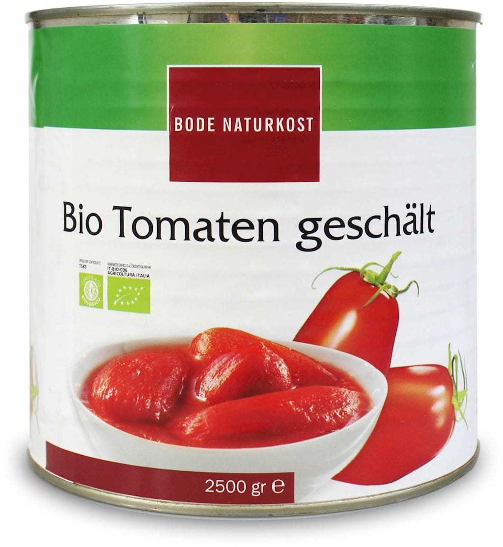 Tomates sans peau BIO 25 kg - HORECA
